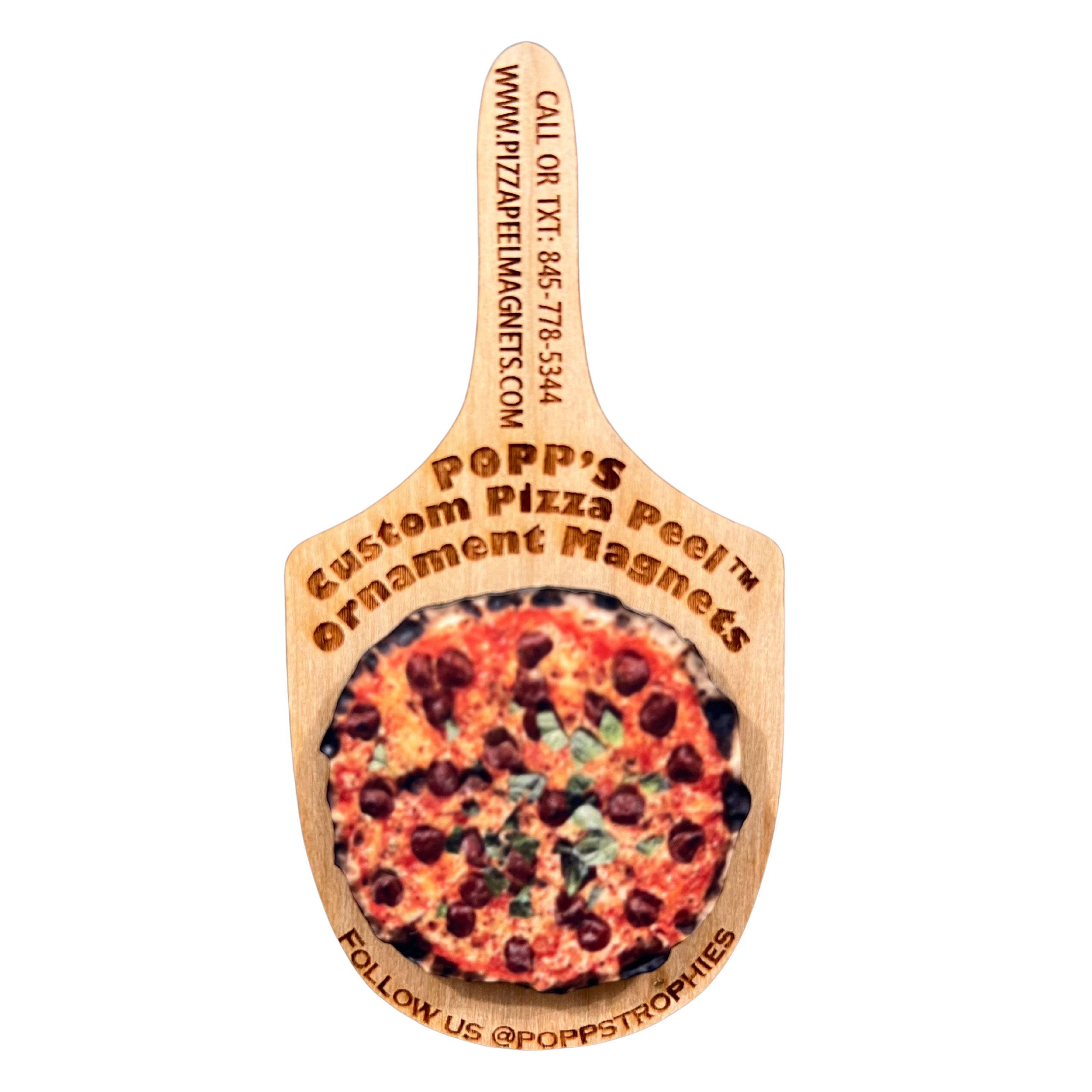 Custom Pizza Peel™ Magnet - Round